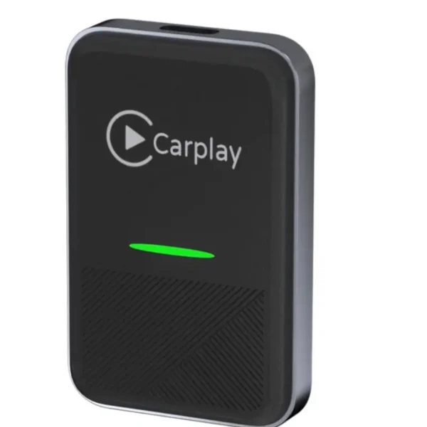 boitier carplay sans fil LED verte connexion automatique iPhone iOS voiture 2016